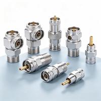 Connecteur et adaptateur coaxiaux RF de haute précision, usinage CNC personnalisé, accessoires de connecteurs RF pour la communication