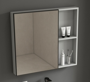 Muebles de <span class=keywords><strong>Baño</strong></span> de Diseño Moderno con <span class=keywords><strong>Espejo</strong></span> LED Resistente al Agua <span class=keywords><strong>y</strong></span> <span class=keywords><strong>Lavabo</strong></span> de Cerámica para Uso Doméstico - Product Image 4