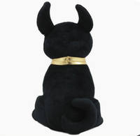 Uyeah Jelly 100% PP Coton Réaliste Chat Noir En Peluche Jouet Doux Animal Mascotte Costume Anniversaire Porte-Bonheur Conception