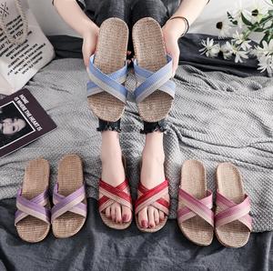 <span class=keywords><strong>Ciabatte</strong></span> fredde da coppia antiscivolo estive da donna per interni per interni estivi da uomo pantofole morbide - Product Image 1