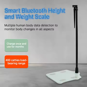 Pantalla LCD DE FÁBRICA DE China, 180KG, Bluetooth, masa muscular inteligente, IMC, calcular la altura del baño electrónica, báscula corporal Digital - Product Image 3