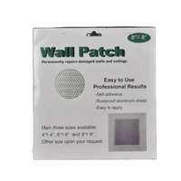 Patch mural auto-adhésif en fibre de verre, réparation de trous dans les cloisons sèches, 2/4/6/8 pouces, installation facile, vente en gros OEM RUIFIBER