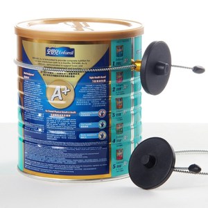 Etiqueta de Seguridad Antirrobo RF con Cable de Acero de 42 cm para Vino, Supermercado, EAS 8.2 MHz - Product Image 3