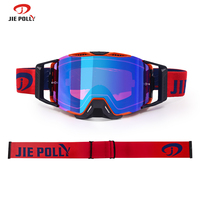 Masques de motocross à marque privée avec lentille PC remplaçable, anti-buée, cadre en TPU pour les distributeurs et concessionnaires d'équipements de motocross