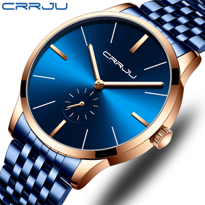 Crrju Orologi Da Uomo Top Brand Di Lusso Al Quarzo Cinturino In Silicone Orologio Sportivo Impermeabile Con Orologio Al Quarzo Luminoso P16283754