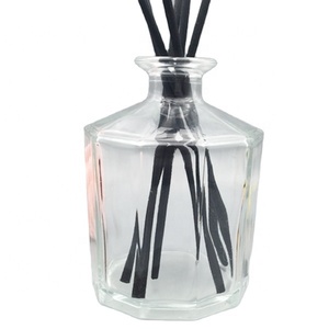 Bottiglia in Vetro Ricaricabile da 300ml per Diffusore di Aromi con Tappo in Sughero e <span class=keywords><strong>Bastoncini</strong></span> in Rattan - Product Image 1