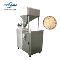Mesin Pemotong Kacang Bermotor Sowin untuk Kacang Tanah, Almond, Mete & Lainnya - Penggunaan di Toko Roti, Bahan Stainless Steel, Kapasitas Tinggi