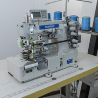 Machine à coudre industrielle à point interlock automatique de conception nouvelle HK-500-05D