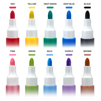 Ensemble de stylos à peinture acrylique personnalisés par le fabricant, 12/24/36/48/60/80/120/168 couleurs, les moins chers, non toxiques, à base d'eau, marqueurs acryliques