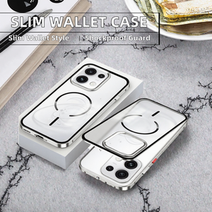 เคสโทรศัพท์กรอบโลหะแม่เหล็ก ด้านหลังใส ป้องกันแรงกระแทก สำหรับ Xiaomi Redmi K90 Pro Max Poco F8 Series - Product Image 2