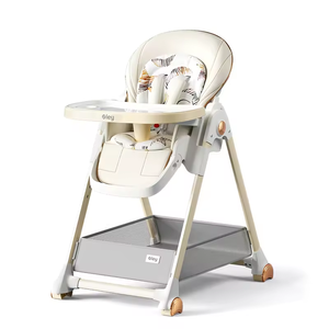 Silla Alta para Bebé con Patas Ajustables para Alimentación y Mesa - Product Image 1