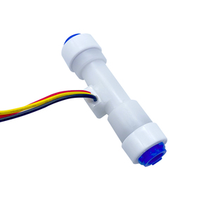 Küçük boy su arıtıcısı akış hızı sensörü türbin akış sensörü plastik düz su akış kontrol sensörü - Product Image 3