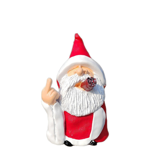 Gnomos de Resina con Barba Blanca, Adornos de Jardín, Decoración Navideña Festiva para el Hogar, Estatua - Product Image 1