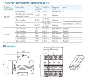<span class=keywords><strong>4P</strong></span> 4 ПОЛЮСА MCB мини-выключатель оптом 230 В 400 В AC MCB выключатель 10A 16A 20A 25A 32A 40A 50A 63A MCB выключатель - Product Image 6