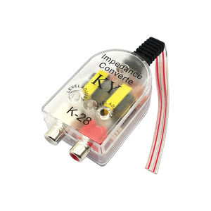Convertisseur d'impédance haute vers basse universel pour voiture STWEI 12V, convertisseur de haut-parleur vers ligne RCA, pièces et accessoires de haute qualité - Product Image 1