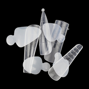 BIN Nail Salon Double Forme Nail Moule <span class=keywords><strong>Silicone</strong></span> Pads Construction Rapide Gel Nail Extension Formes <span class=keywords><strong>Silicone</strong></span> Pads - Product Image 2