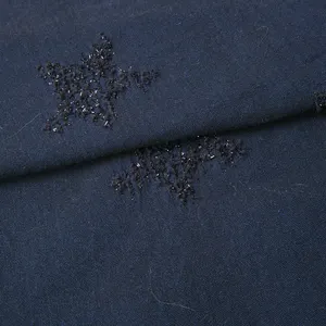 Keer ผ้าแจ็คการ์ดผ้าฝ้ายโพลีเอสเตอร์สำหรับผู้หญิงลายดาวสำหรับ TDMJ1395N