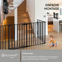 KNIVES Grille de protection en métal pour porte de foyer, grille de protection pour foyer, four, sécurité des enfants, protection des animaux, ensemble de 5 pièces (60x75 cm)