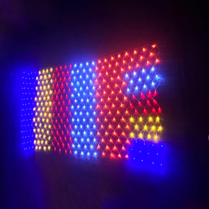 Filet lumineux de Noël à LED Lanterne de paysage extérieur étanche Drapeaux bouddhistes du Sri Lanka Éclairage décoratif - Product Image 3