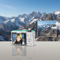Appareil photo numérique 4K avec écran rotatif à 180°, 64MP, autofocus, anti-vibration, mode beauté pour vlogging YouTube