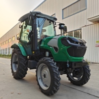Tractor Agrícola Diésel en Oferta, para Arado, Labranza y Cultivo, de Uso Pesado, con Tracción en las 4 Ruedas, Equipo Agrícola