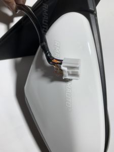 Rétroviseur chauffant avec caméra latérale, peinture assortie, côté passager droit, pour Honda Civic Berline 2016-2020, noir brillant, blanc cassé - Product Image 4