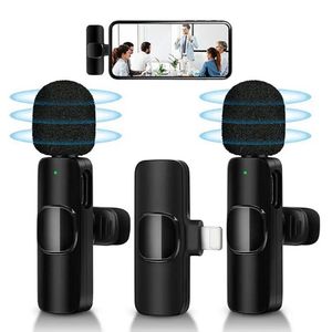 K9 Mini Xách Tay Abs 2-trong-1 Lavalier <span class=keywords><strong>Microphone</strong></span> 1-Kéo 1 Không Dây 2.4Ghz omni-directional Loại C Kết Nối Cho Hội Nghị - Product Image 3