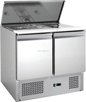 Congélateur restaurant 368L Salad bar réfrigérateur Commercial Personnalisé Statique ventilé refroidissement pré-table Comptoir