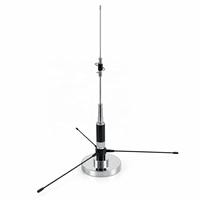 Kit de plan de mise à la terre pour antenne verticale VHF/UHF/10-1300MHz RE02 avec connecteur SO239 PL259 noir pour communication radio mobile automobile