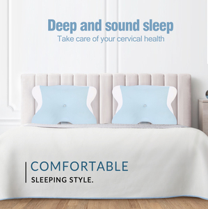 <span class=keywords><strong>Cuscino</strong></span> Cervicale in Memory Foam a Contorno di Farfalla per Coppie, Anti-Pressione, con Cerniera, Protezione <span class=keywords><strong>Decubito</strong></span>, Sollievo dal Dolore al Collo - Product Image 5