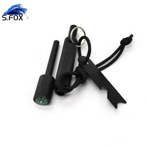 Kit de survie de qualité supérieure, sifflet de boussole, coque en aluminium remplaçable, démarreur de feu à tige de Ferro - Product Image 5