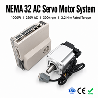Kit de pilote de moteur servo AC triphasé 750W 80mm 48V 2.39Nm 3000 tr/min pour machine servo CNC