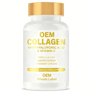 Kapsul Kolagen Herbal Asam Hialuronat Vitamin C Glutathione Pemutih Kulit Anti-penuaan Pengelola Energi OEM 60/90 Kapsul - Product Image 2