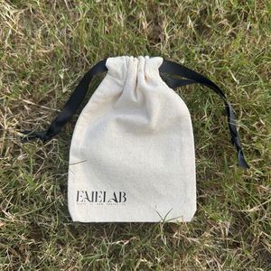 Bolsas de Tela Reciclada Personalizadas al por Mayor, Bolsas de Algodón con Cordón y Logotipo Personalizado - Product Image 3