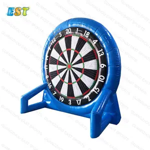 Foldable arrow and bow pvc velcro human pvc inflatable velcro dart score board target for party kids games