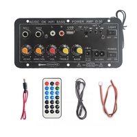 D30 Dijital Güç Mikseri Amplifikatör Kartı 30W Bluetooth USB TF Hoparlör Ev için