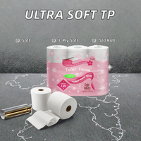 Papier toilette de bonne qualité, ultra doux, 2 plis, 32 rouleaux, emballage en Chine, rouleau de papier toilette