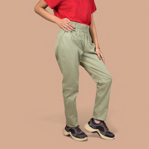 Jeggings Elásticos Ajustados y Cómodos para Uso Diario, Servicio OEM, Jeggings Ajustados de Moda para Mujer, Tela Suave de Talle Alto - Product Image 5