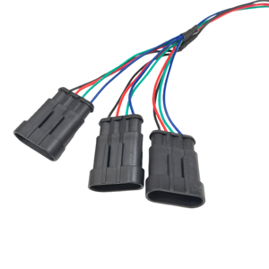 Conector de Bobina de Encendido para Automóvil, Enchufe AMP Superseal Macho-Hembra de 4 Pines Personalizado, 282088-3, Arnés de Cableado Eléctrico Automotriz - Product Image 4