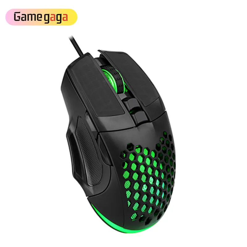 GM202 RGB Portable Wired Gaming Mouse Confortável Grip USB Mini Game Mouse para Computador Portátil