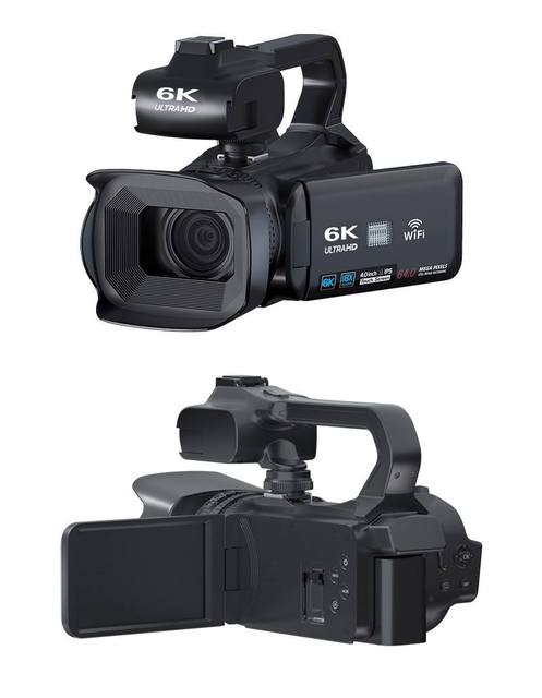 Autofocus Screen Size: 3.0 Plastic Full HD High-definition Handheld 6K Digital Camera for YouTube Vlog Shooting