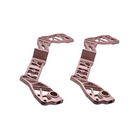 Services de fraisage OEM, cadre de riser de tir à l'arc en aluminium anodisé personnalisé pour les sports de tir à l'arc, pièces usinées CNC