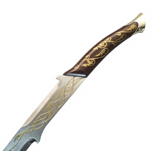 Espada Mágica de El Señor de los Anillos, Espada Élfica con Patrón de Alwin Yawen, Espada Occidental de Acero Inoxidable sin Afilar para Princesa - Product Image 6