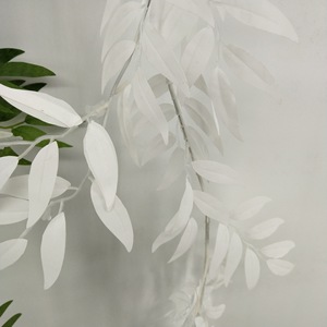 Flores Artificiales, Guirnalda de Sauce de 1.8 Metros, Verde Seda, Decoraciones para Techos de Boda - Product Image 4