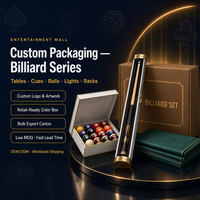 Billard de haute qualité pour salle de jeux, style britannique, 22 pièces personnalisables, en résine cristalline de grade 3A, 57,2 mm, pour tournoi