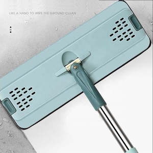 Mop in Microfibra Magico Automatico con Manico Telescopico in Acciaio, Tasso di Disidratazione 80-90% <span class=keywords><strong>per</strong></span> <span class=keywords><strong>Pulizia</strong></span> Pavimenti Domestici - Product Image 3