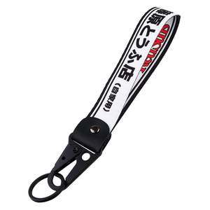Promoción al por mayor Olecranon llavero <span class=keywords><strong>mochila</strong></span> accesorios inglés letra patrón cuero Metal coche cinturón cadena cuerda Anime - Product Image 5