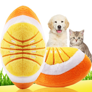 <b>Plush</b> Orange Squeaky Toy For Dogs And <b>Cats</b> Soft <b>Plush</b> Fruit Pet Toy With Sound Feature - Product Image 1