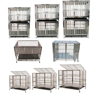 Senxin Pet Strong Manufacturer Stacked Folding <strong>Cheap</strong> Stainless Steel Metal Tube Breeding <strong>Dog</strong> House Pet Cages Large <strong>Kennel</strong> - Product Image 6
