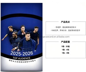 การ์ดสะสมฟุตบอลดาการ์ 2026 ล่าสุด อินเตอร์ มิลาน ท็อป ออดิเอนซ์ สตาร์ คาร์ด กล่องปริศนา - Product Image 4